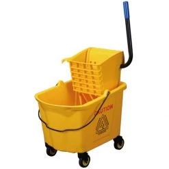 Professional Mop Bucket With Side Press Wringer 32 Litres | Adexa 028VL