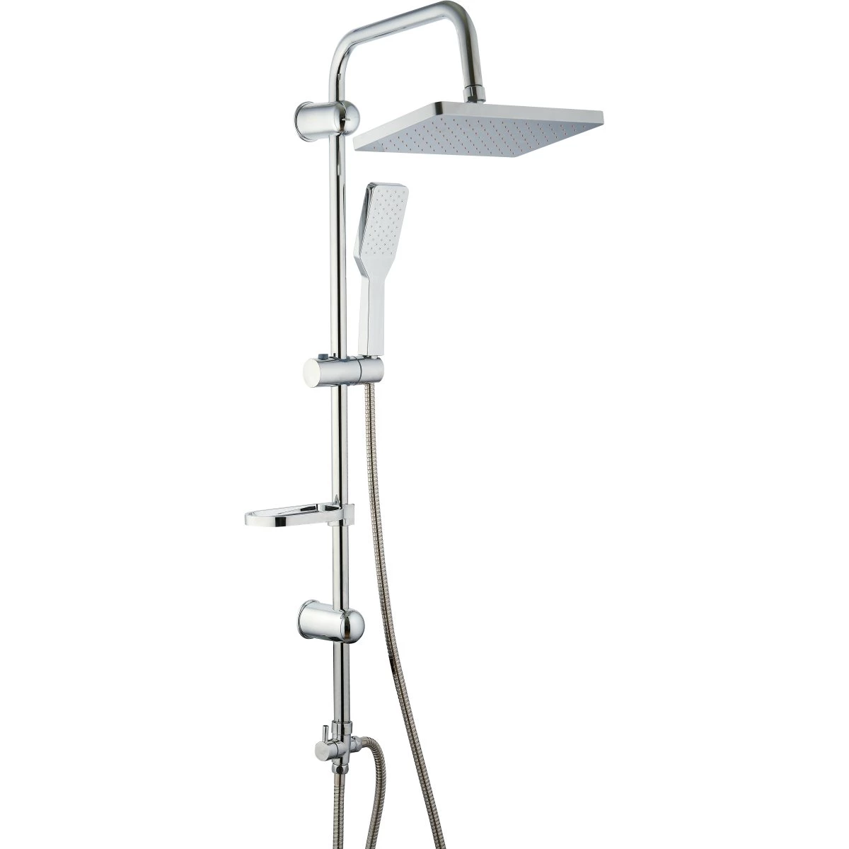 Shower Column With Hand Attachment And Soap Dish Chrome | Adexa 039 3 Shower Column With Hand Attachment And Soap Dish Chrome | Adexa 039