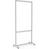 Freestanding Mobile Sneeze Guard/Plastic Divider Screen 889x1905mm Clear | Adexa AC80002