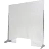 Freestanding Sneeze Guard/Plastic Divider Screen 1000x1000mm Clear | Adexa AC80011 -Cheap Adexa Store AC80011 1200x1200 1