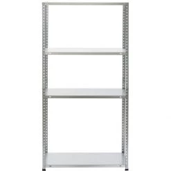 Commercial Galvanised Heavy Duty Shelving Unit 4 Shelves 150kg Loading Capacity 750x300x1500mm | Adexa BG30