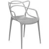 Bistro Dining Arm Chair Plastic Grey Indoors & Outdoors | Adexa WW023GREY -Cheap Adexa Store BMOU6283384GREY 1200x1200 1