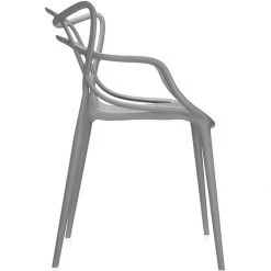 Bistro Dining Arm Chair Plastic Grey Indoors & Outdoors | Adexa WW023GREY 8 Bistro Dining Arm Chair Plastic Grey Indoors & Outdoors | Adexa WW023GREY -Cheap Adexa Store BMOU6283384GREY 2 1200x1200 1