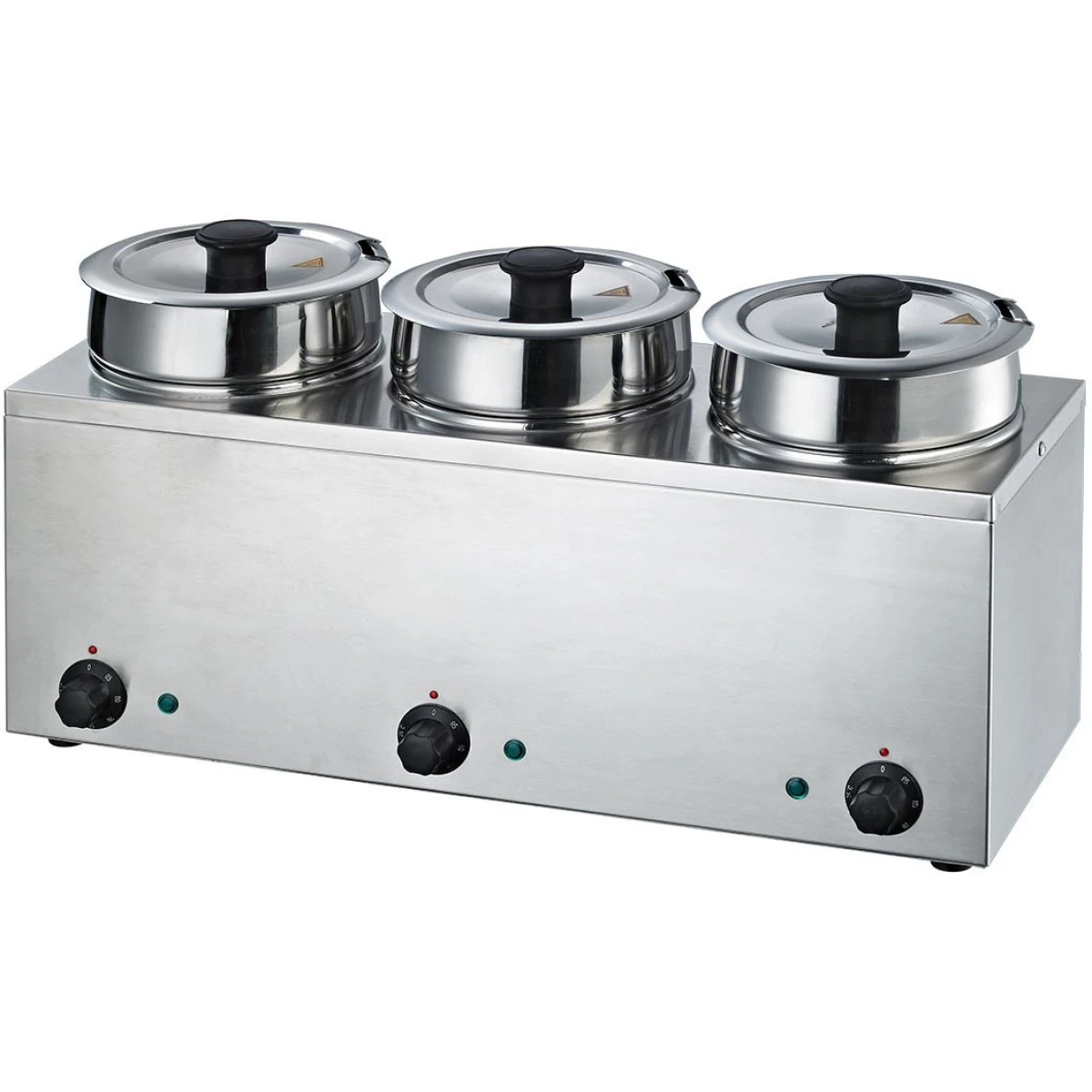 Bain Marie Hot Pot 3 X 2.75 Litres | Adexa BMH3 3 Bain Marie Hot Pot 3 X 2.75 Litres | Adexa BMH3