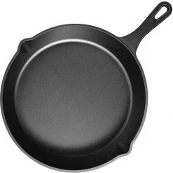 Premium Round 10" Cast Iron Skillet Pan| Adexa CF22646
