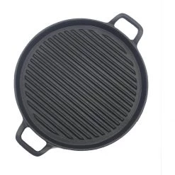 Premium Round 12" Cast Iron Skillet Pan| Adexa CF33003