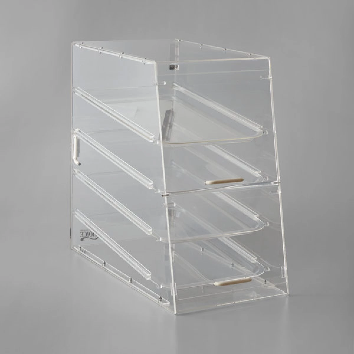 4 Tier Acrylic Bakery Display Case With Front And Rear Doors | Adexa DTBC10904 3 4 Tier Acrylic Bakery Display Case With Front And Rear Doors | Adexa DTBC10904