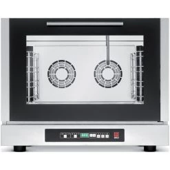 Professional Combi Steamer Electric 4 Trays GN1/1 Digital Controls Direct Steam Tilt Door | Tecnoeka EKF411DUD
