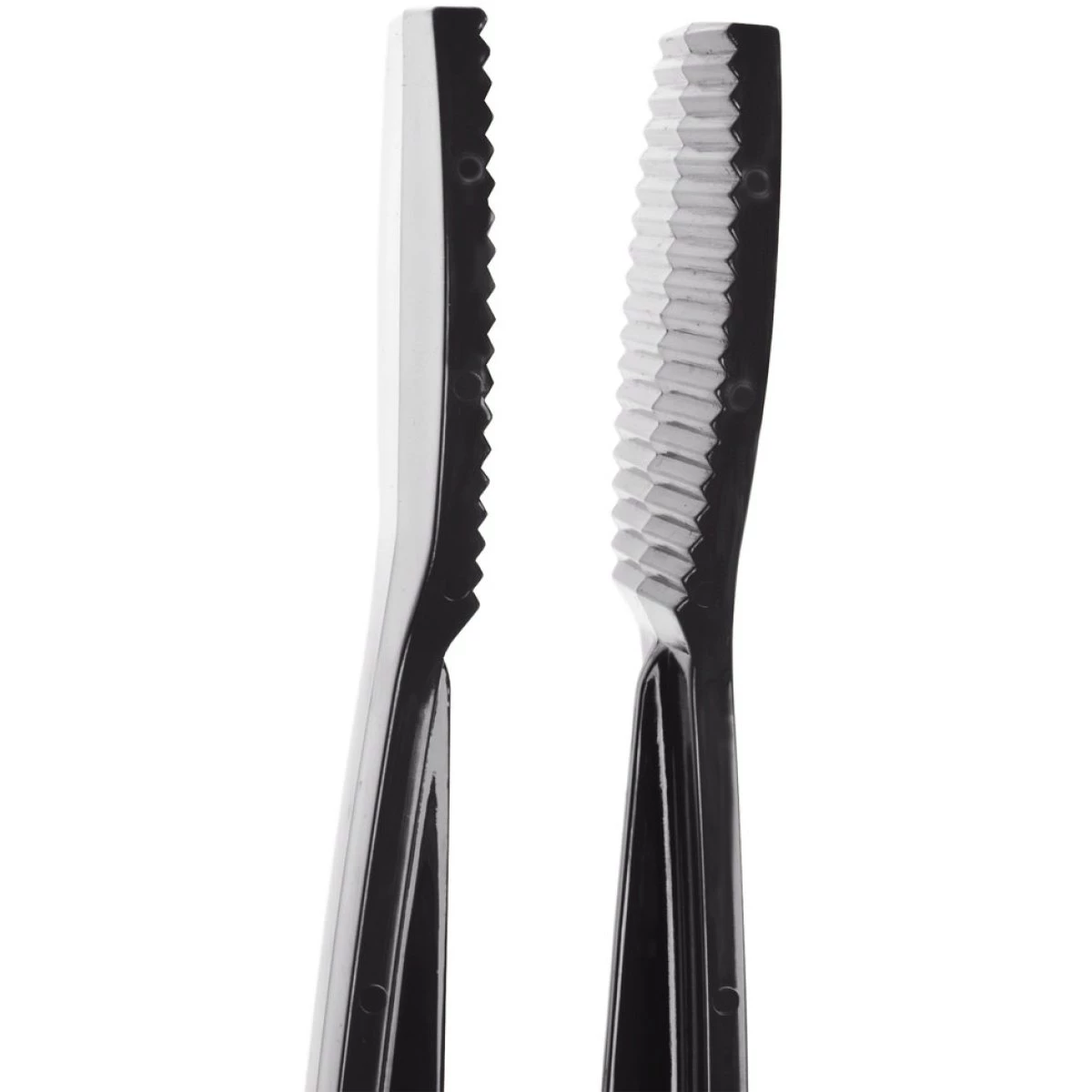 9" Catering Flat Buffet Tongs Black Polycarbonate| Adexa FLATTONG9 4 9" Catering Flat Buffet Tongs Black Polycarbonate| Adexa FLATTONG9 - Image 2