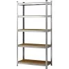Garage Shelving Unit Medium Duty 900x300x1800mm 5 Shelves 175 Kg/shelf Galvanized Steel | Adexa G9030 -Cheap Adexa Store G9040 1200x1200 2