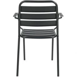 Bistro Arm Chair Steel Indoors Black | Adexa GS60790ARMB -Cheap Adexa Store GS60790ARMB 3 1200x1200 1