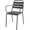 Bistro Arm Chair Steel Indoors Gun Metal | Adexa GS60790ARMGM -Cheap Adexa Store GS60790ARMGM 1200x1200 1