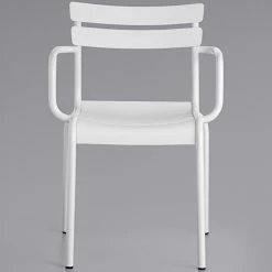 Bistro Arm Chair Aluminium Indoors & Outdoors White | Adexa GS60859AW -Cheap Adexa Store GS60859AW 2 1200x1200 1