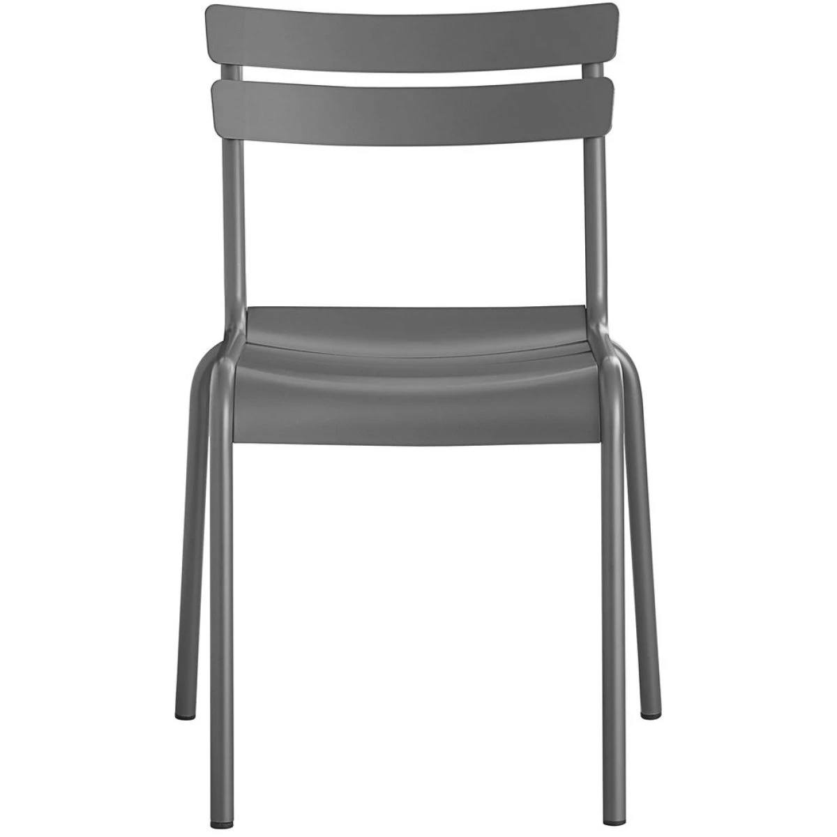 Bistro Side Chair Aluminium Indoors & Outdoors Dark Grey | Adexa GS60859G 5 Bistro Side Chair Aluminium Indoors & Outdoors Dark Grey | Adexa GS60859G - Image 3
