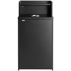 Waste Bin Enclosure Cabinet With Drop Hole And Tray Shelf 625x605x1210mm Black | Adexa GSLJ0003 -Cheap Adexa Store GSLJ0003 2 1200x1200 1