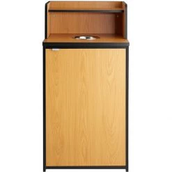 Waste Bin Enclosure Cabinet With Drop Hole And Tray Shelf 625x605x1210mm Natural | Adexa GSLJ0003N -Cheap Adexa Store GSLJ003N 2 1200x1200 1