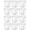 Pack Of 12 Food Storage Container With Lid 3.8 Litre 201x189x187mm Polypropylene | Adexa GSPP4+GSPPL2 -Cheap Adexa Store GSPP4 12 pack 1200x1200 1