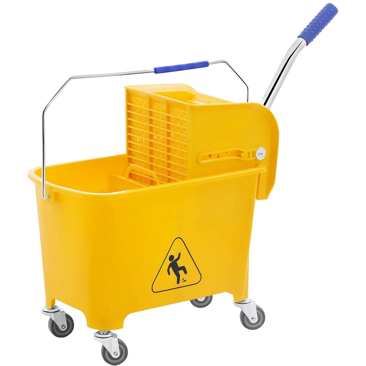 Professional Mop Bucket With Divider & Wringer 20 Litres | Adexa GX101VL 3 Professional Mop Bucket With Divider & Wringer 20 Litres | Adexa GX101VL