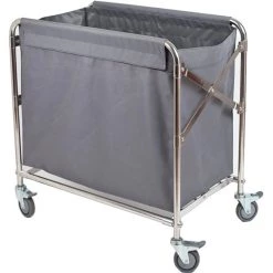 Foldable Linen Trolley 870x520x780mm | Adexa H080D