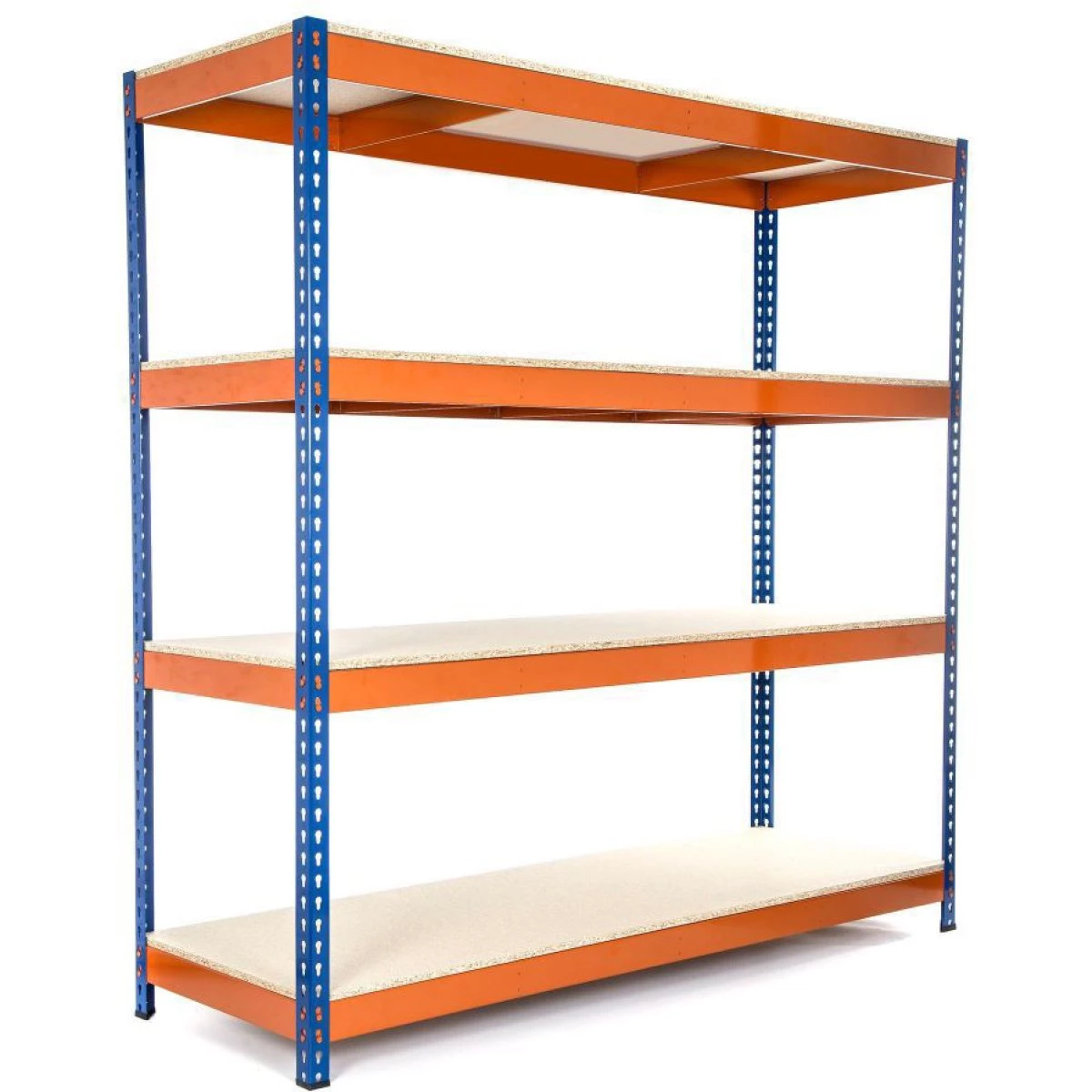 Industrial Shelving Unit Heavy Duty 1200x450x1800mm 4 Shelves 500 Kg/shelf Powder Coated Steel | Adexa H12045 3 Industrial Shelving Unit Heavy Duty 1200x450x1800mm 4 Shelves 500 Kg/shelf Powder Coated Steel | Adexa H12045