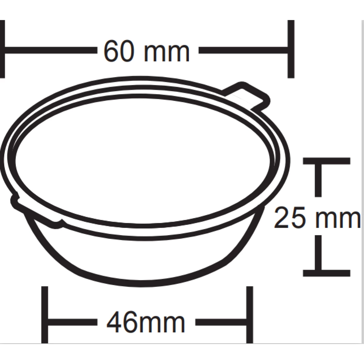 1000pcs Plastic Sauce Cup With Hinged Lid Clear 2oz/59ml | Adexa JLB2 4 1000pcs Plastic Sauce Cup With Hinged Lid Clear 2oz/59ml | Adexa JLB2 - Image 2