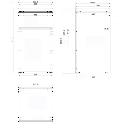 Commercial Rubbish Bin Cabinet & Tray Shelf 'Thank You' Mahogany | Adexa GSLJ006M 11 Commercial Rubbish Bin Cabinet & Tray Shelf 'Thank You' Mahogany | Adexa GSLJ006M -Cheap Adexa Store LJ0006 1200x1200 1