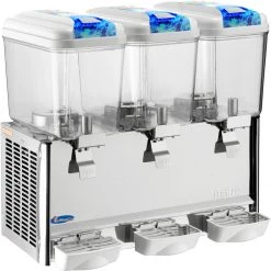 Commercial Cold Drinks Dispenser 3 X 18 Litres | Adexa LRSJ18LX3