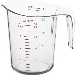 Polycarbonate Measuring Jug 4 Cups Heavy Duty | Adexa MC1QT