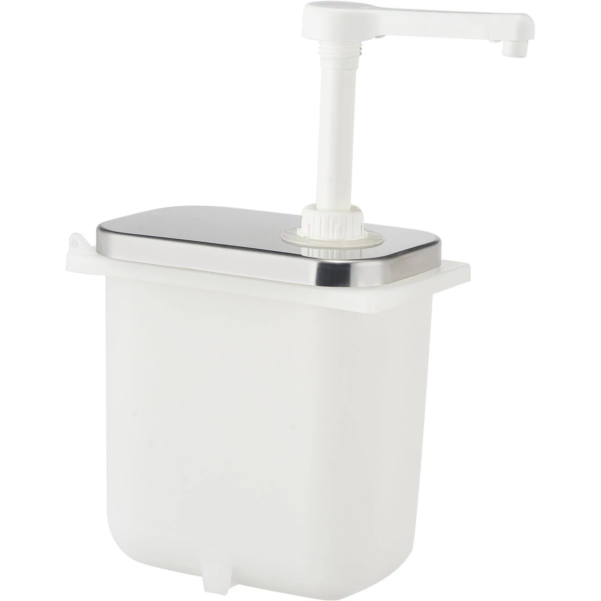 Commercial Condiment/Sauce Pump Dispenser 3x2 Litre Stainless Steel | Adexa NHP003 4 Commercial Condiment/Sauce Pump Dispenser 3x2 Litre Stainless Steel | Adexa NHP003 - Image 2
