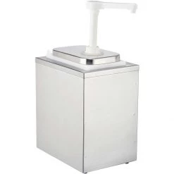 Commercial Condiment/Sauce Pump Dispenser 1x2 Litre Stainless Steel | Adexa NHP001