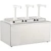 Commercial Condiment/Sauce Pump Dispenser 3x2 Litre Stainless Steel | Adexa NHP003 -Cheap Adexa Store NHP003 1200x1200 1