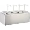 Commercial Condiment/Sauce Pump Dispenser 4x2 Litre Stainless Steel | Adexa NHP004 -Cheap Adexa Store NHP004 1200x1200 1