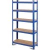Industrial Shelving Unit Medium Duty 900x300x1800mm 5 Shelves 175 Kg/shelf Powder Coated Steel | Adexa P9030 -Cheap Adexa Store P9040 1200x1200 2