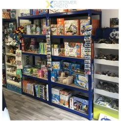 Industrial Shelving Unit Medium Duty 900x400x1800mm 5 Shelves 175 Kg/shelf Powder Coated Steel | Adexa P9040 -Cheap Adexa Store P9040 1200x1200 4