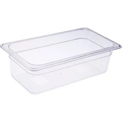 Heavy Duty Polycarbonate Gastronorm Pan GN1/3 Depth 100mm Clear 3 Litres | Adexa PCPAN13100