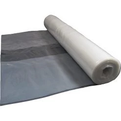 Light Duty Polythene Sheeting Roll Clear Width 2m Length 150m | Adexa PS302150