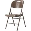 Set Of 4 Folding Rattan Design Chairs Brown Plastic | Adexa HQR53 -Cheap Adexa Store R53 2 1200x1200 1