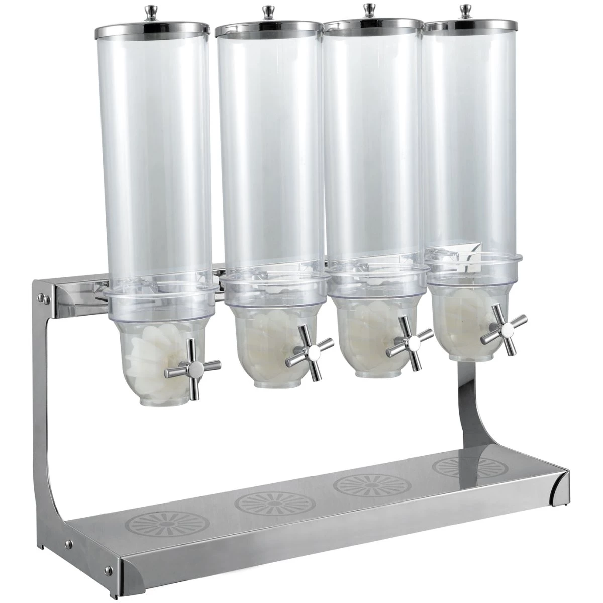 Commercial Cereal Dispenser 4x4 Litres Quadruple | Adexa SCD04B 2 Commercial Cereal Dispenser 4x4 Litres Quadruple | Adexa SCD04B