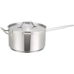Professional Saucepan With Lid And Helper Handle Stainless Steel 9.8 Litres | Adexa SE22816