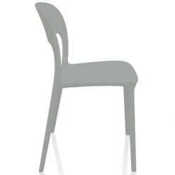 Bistro Dining Chair Plastic Grey Indoors & Outdoors | Adexa WW053GREY 8 Bistro Dining Chair Plastic Grey Indoors & Outdoors | Adexa WW053GREY -Cheap Adexa Store SEGU5312119GREY 2 1200x1200 1