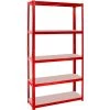 Commercial Heavy Duty Shelving Unit Painted Steel Red 5 Shelves 875kg Loading Capacity 700x300x1500mm | Adexa SG17515CR -Cheap Adexa Store SP17515C RED 1200x1200 1