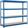 Commercial Blue Heavy Duty Shelving Unit 4 Shelves 1200kg Loading Capacity 1600x600x1800mm | Adexa SP600C -Cheap Adexa Store SP600C 1200x1200 1