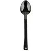 13" Buffet Catering Solid Serving Spoon Black Polycarbonate| Adexa SSPC13