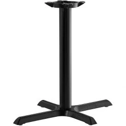 Black Table Base 30x24'' Standard Height Sandtex Coating | Adexa T2430TH