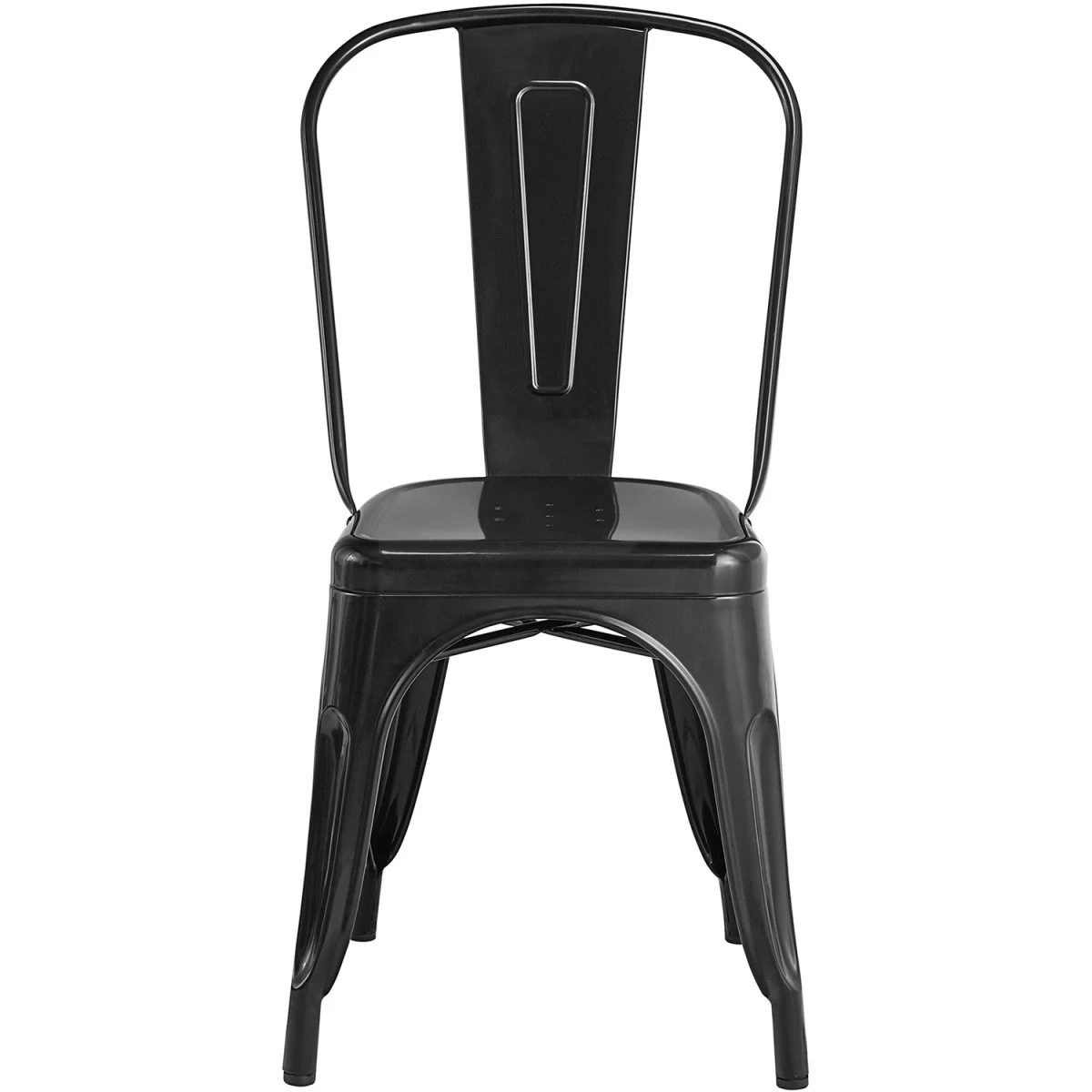 4pcs Bistro Dining Chair Steel Black Indoors | Adexa WW60 5 4pcs Bistro Dining Chair Steel Black Indoors | Adexa WW60 - Image 3