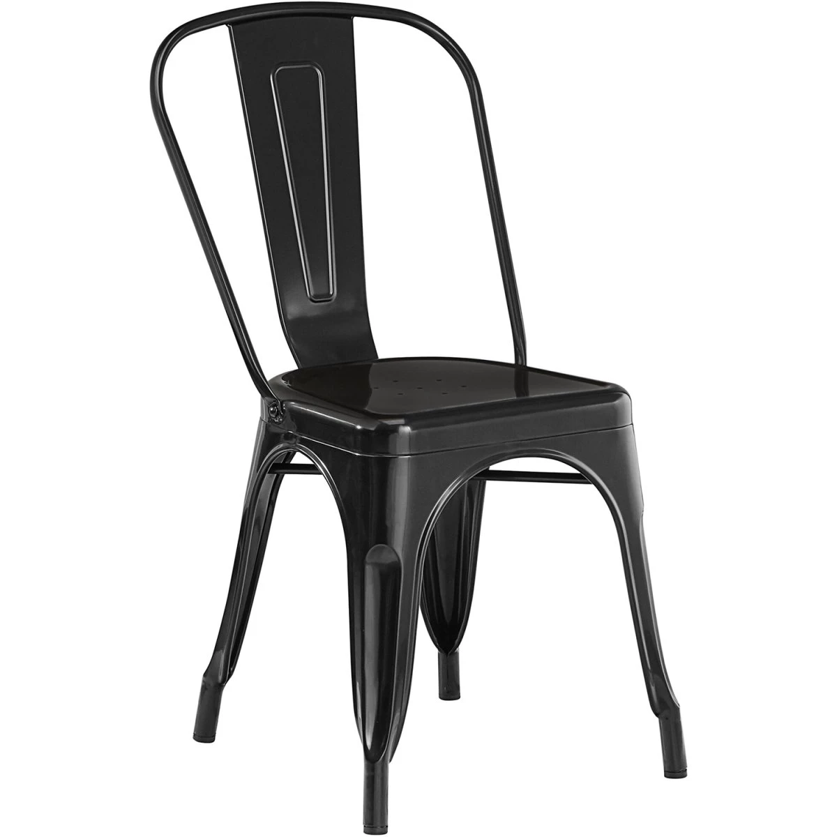 4pcs Bistro Dining Chair Steel Black Indoors | Adexa WW60 4 4pcs Bistro Dining Chair Steel Black Indoors | Adexa WW60 - Image 2