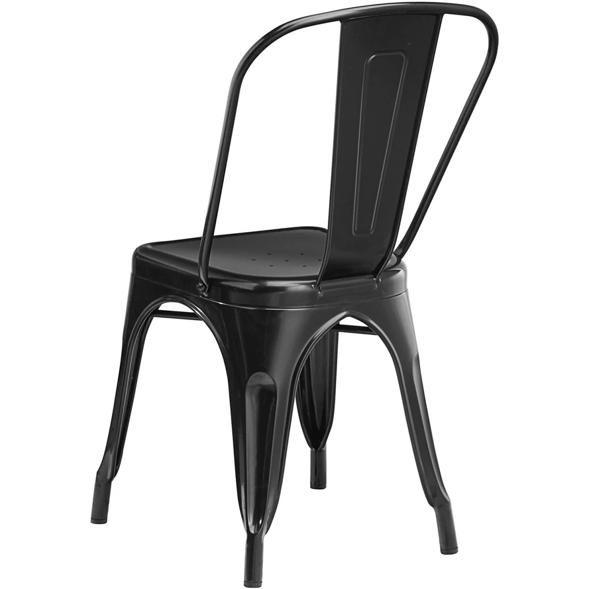 4pcs Bistro Dining Chair Steel Black Indoors | Adexa WW60 6 4pcs Bistro Dining Chair Steel Black Indoors | Adexa WW60 - Image 4
