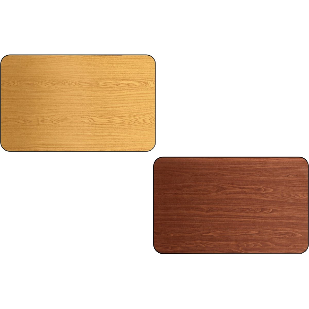 Laminated Rectangular Table Top Reversible Walnut & Natural 48x30'' | Adexa TT3048WN 3 Laminated Rectangular Table Top Reversible Walnut & Natural 48x30'' | Adexa TT3048WN