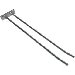 Wine Glass Rack Silver Wall Mounted Length 400mm 4 Wine Glasses | Adexa WGA18500400S