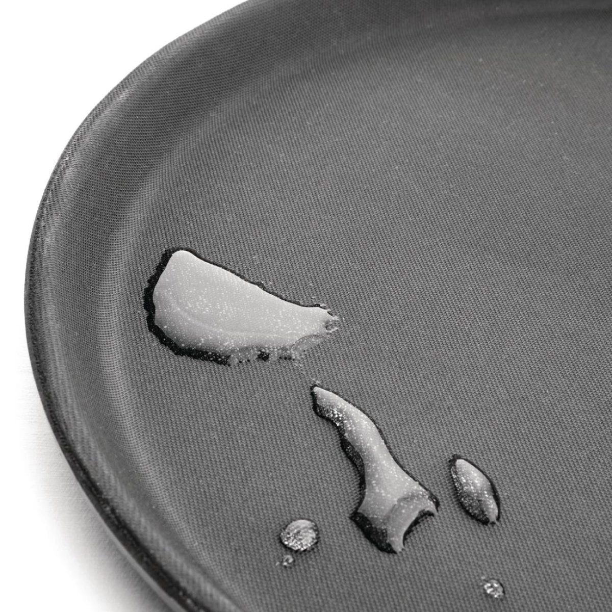 Non-skid Serving Tray Fiberglass Round 18" Black | Adexa WHF1800 6 Non-skid Serving Tray Fiberglass Round 18" Black | Adexa WHF1800 - Image 4